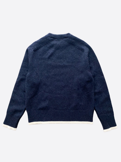 Dior Navy Atelier Wool Knitted Sweater