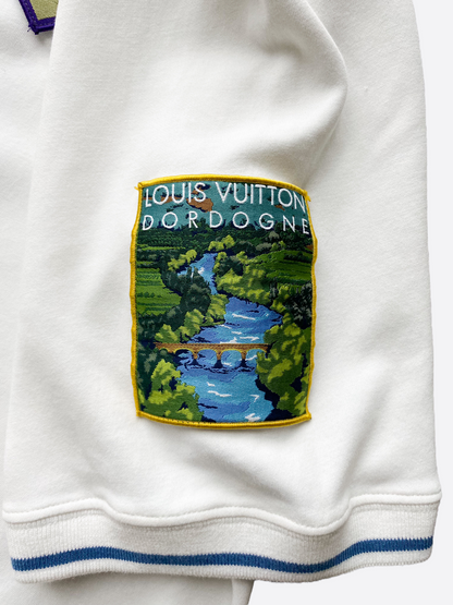 Louis Vuitton White National Parks Patches Tee