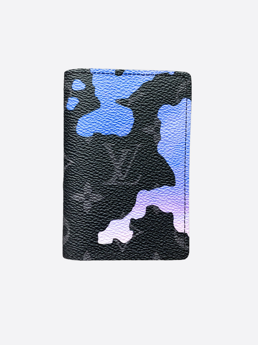 Louis Vuitton Monogram Eclipse Blue Online Exclusive Pocket Organizer