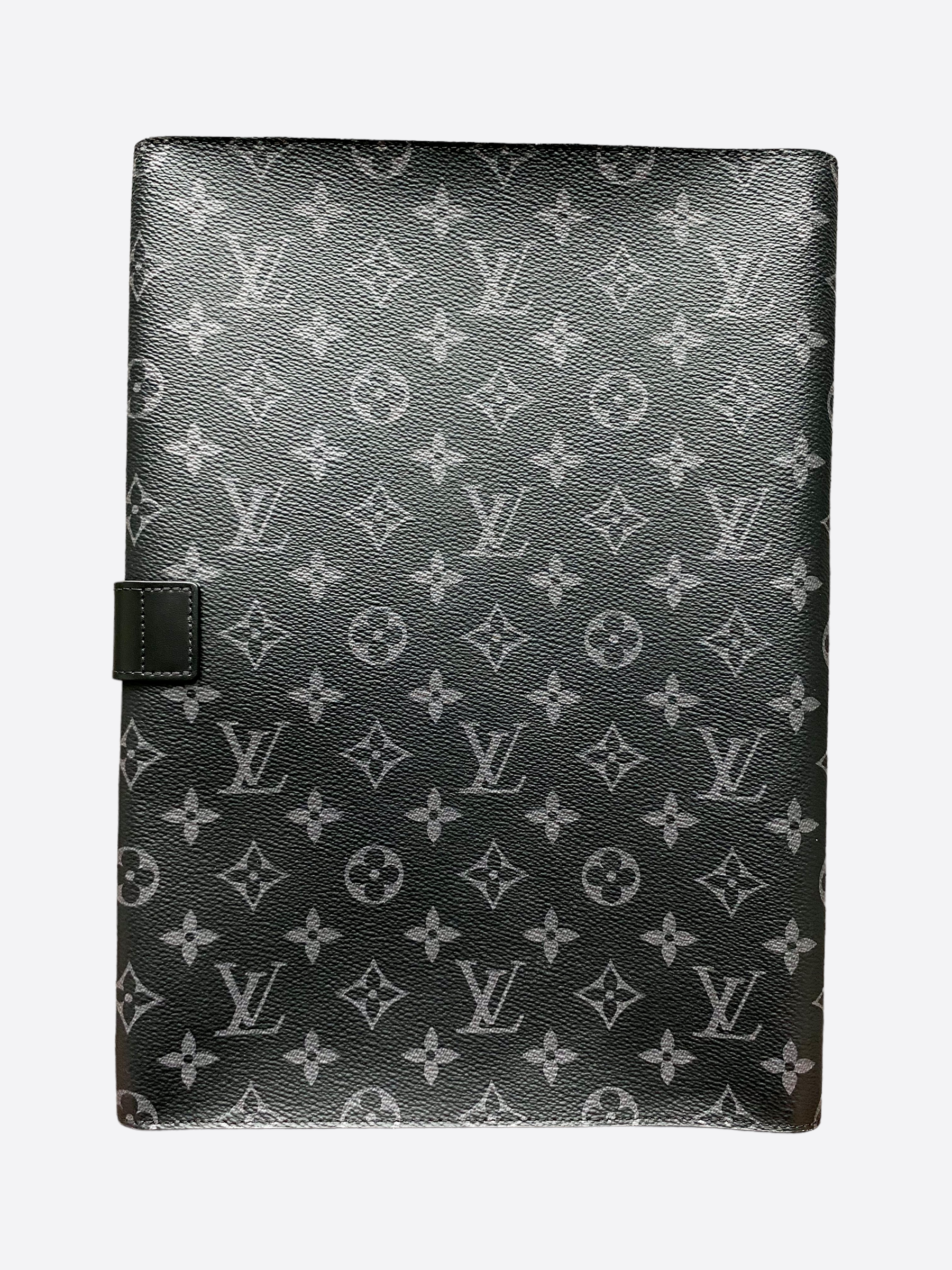 Louis Vuitton Monogram Eclipse Franck Folder - Black Portfolios & Pouches,  Bags - LOU224214