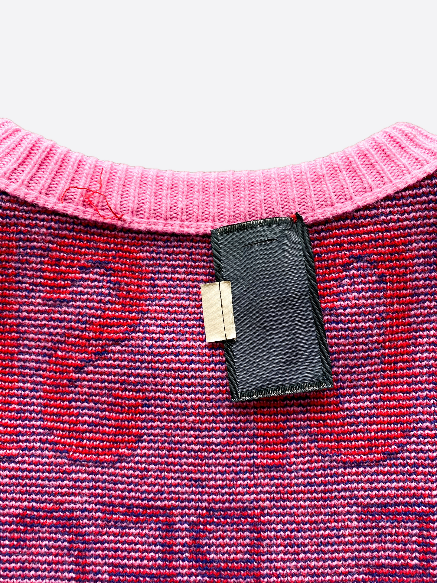 Gucci 100 Pink Gucci Seats Jacquard Wool Sweater