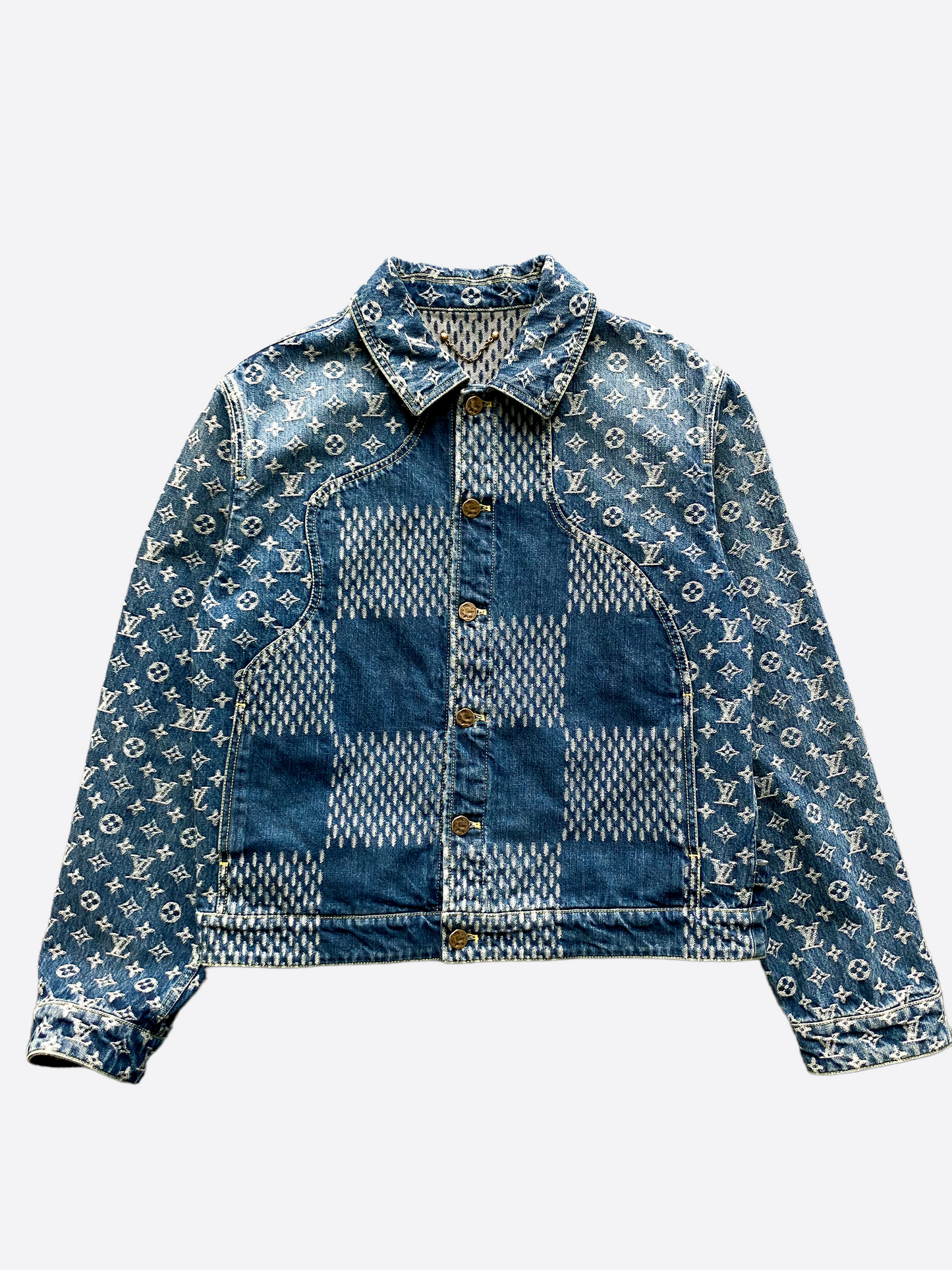 Louis Vuitton x Nigo denim jacket, Men's Fashion, Coats, Jackets
