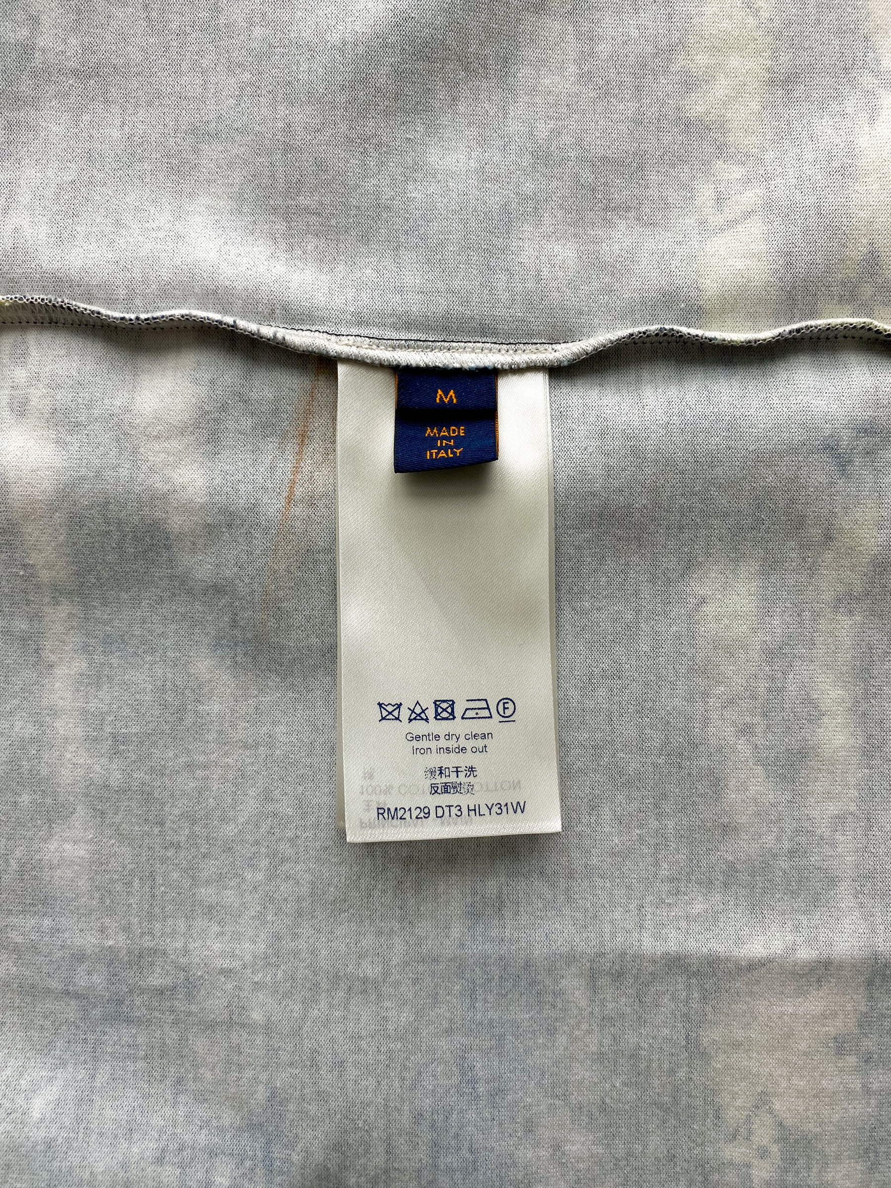 Louis Vuitton Monogram Tie Dye Short Sleeve Tee Shirt Multicolor Pre-Owned
