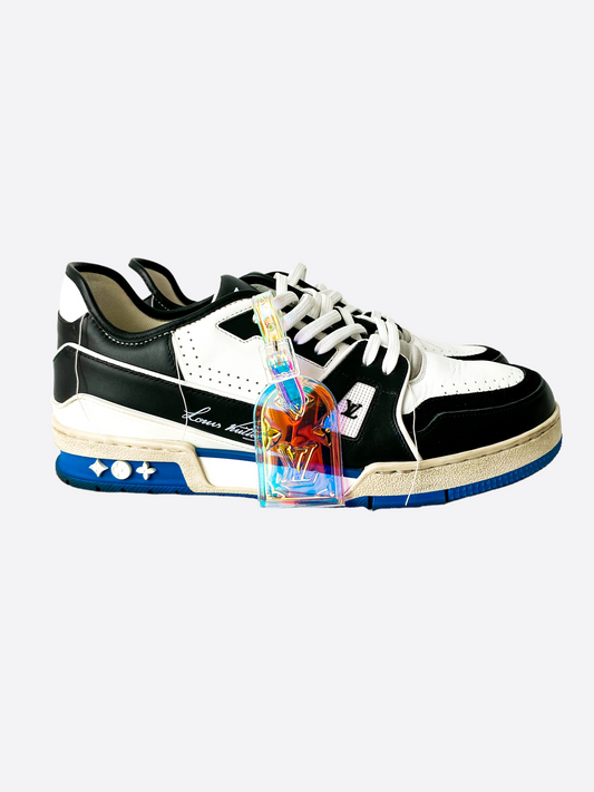 Louis Vuitton Black & White Prism Trainers