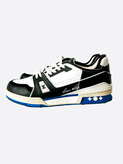 Louis Vuitton Black & White Prism Trainers