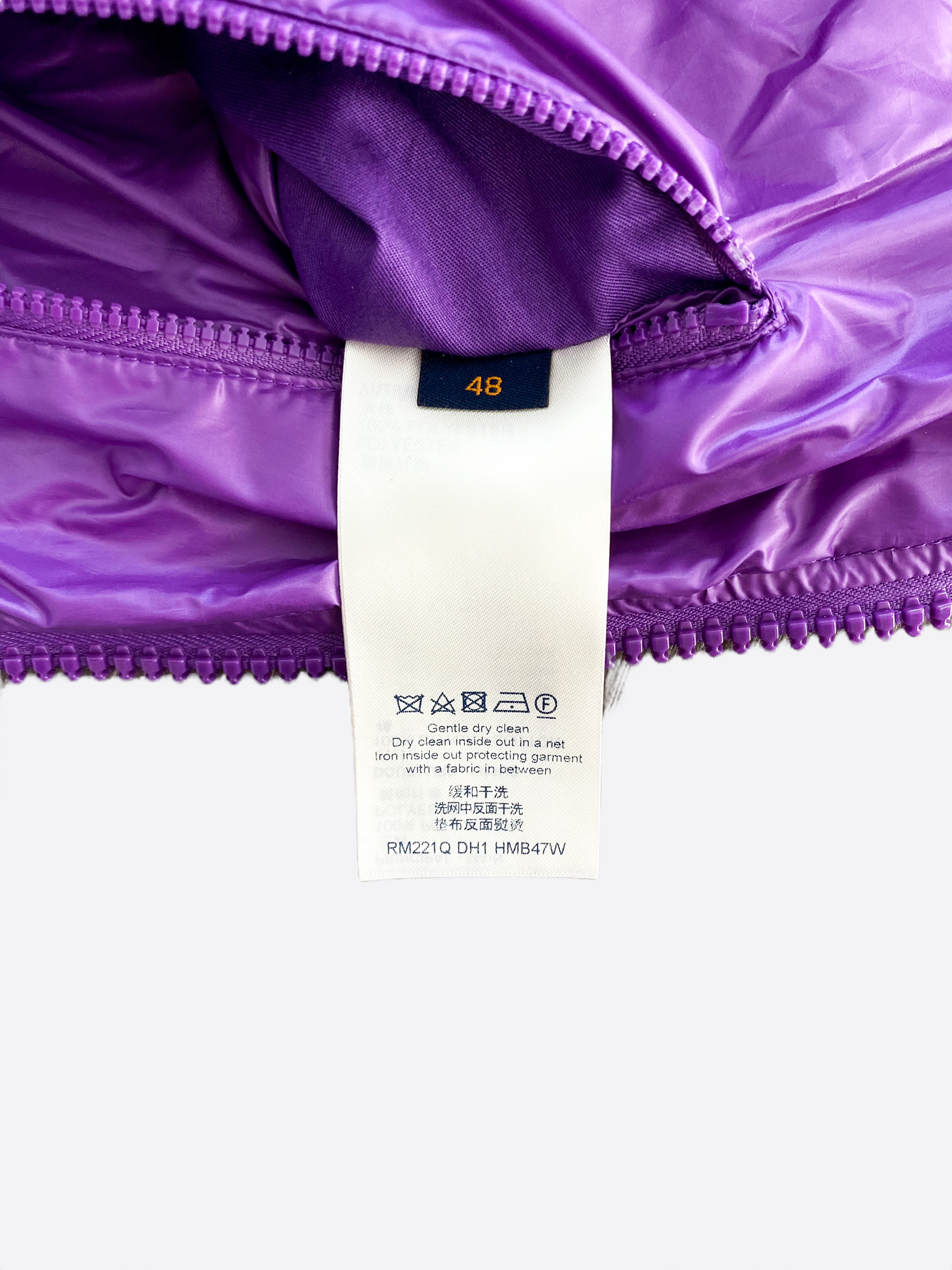 Louis Vuitton White Flower Monogram Puffer Jacket – Savonches