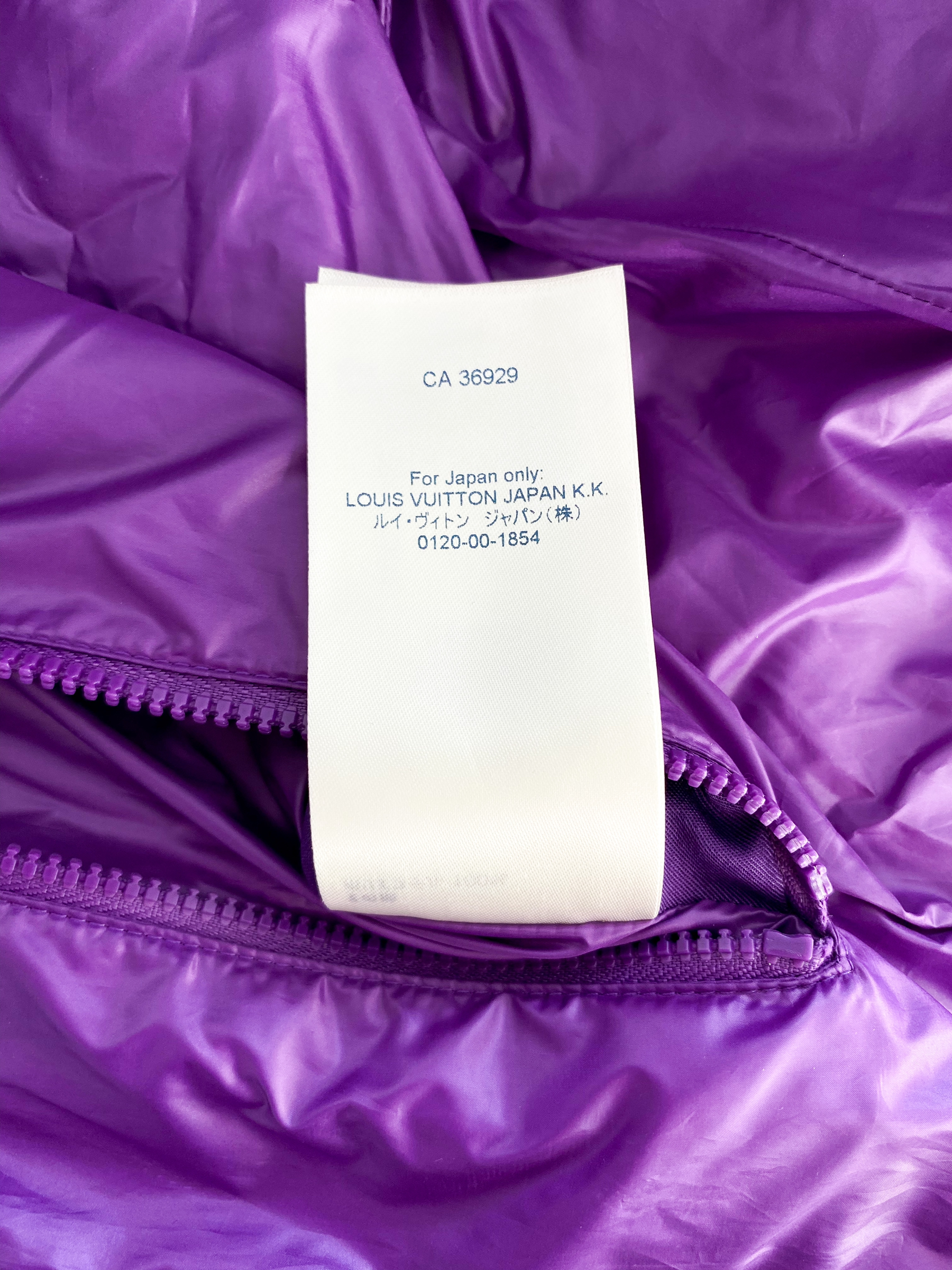 Louis Vuitton Abstract Monogram Flower Puffer Jacket