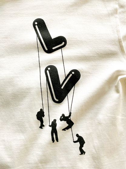 Louis Vuitton White Floating Logo Tee Shirt