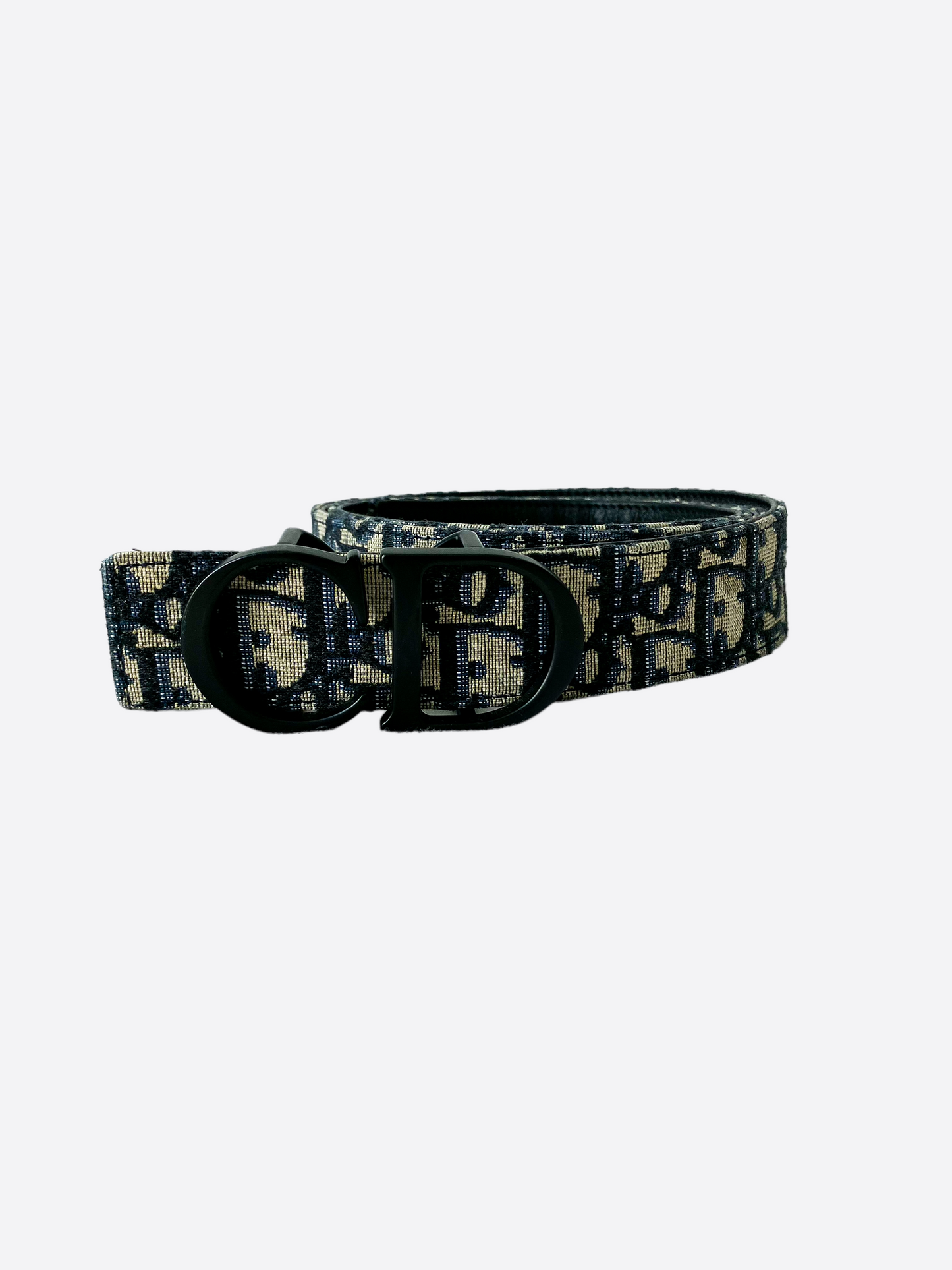 Dior Oblique Black CD Logo Belt – Savonches