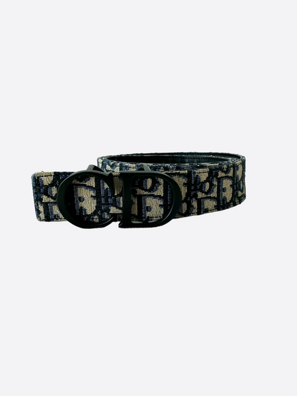 Dior Oblique Black CD Logo Belt