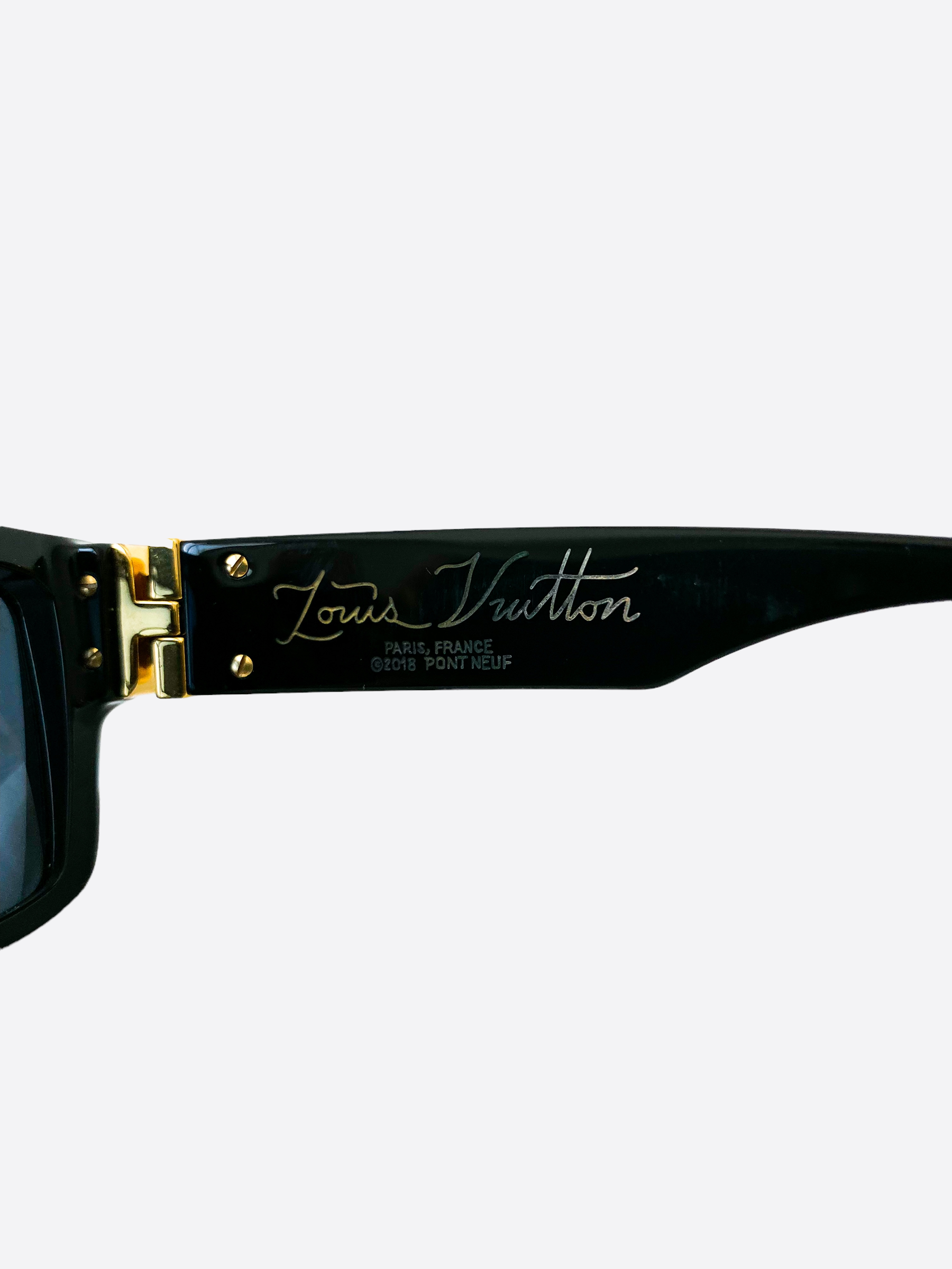 LOUIS VUITTON SUNGLASSES Black Cyclone Z1547W $249.99 - PicClick