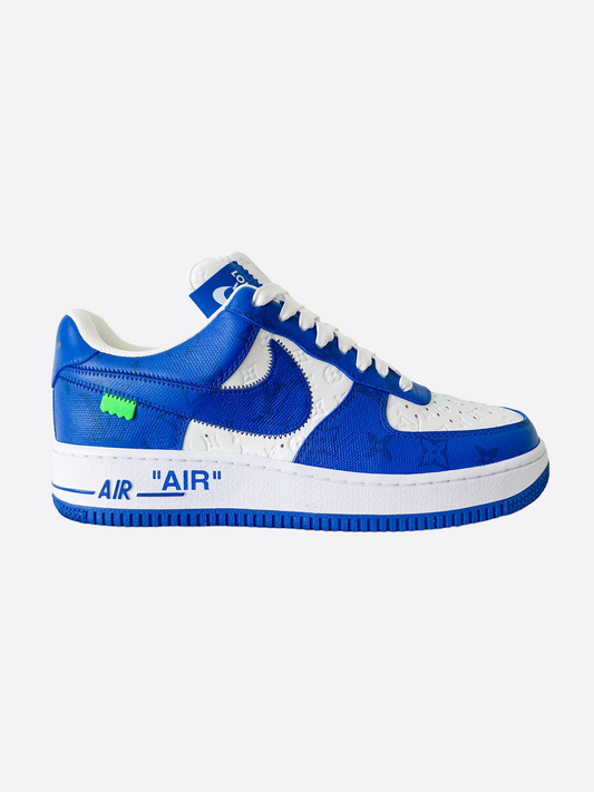 Louis Vuitton Blue Monogram Nike Air Force 1