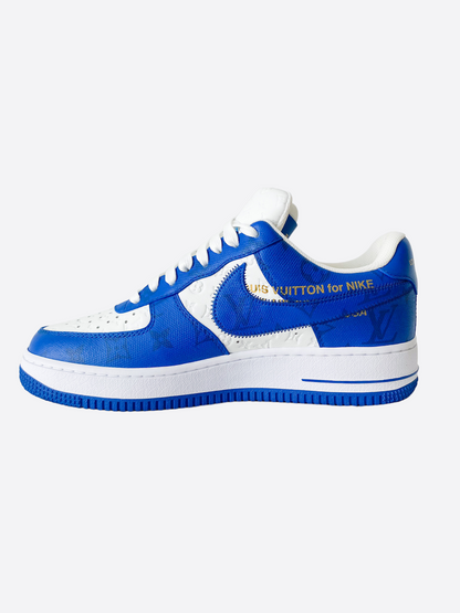 Louis Vuitton Blue Monogram Nike Air Force 1