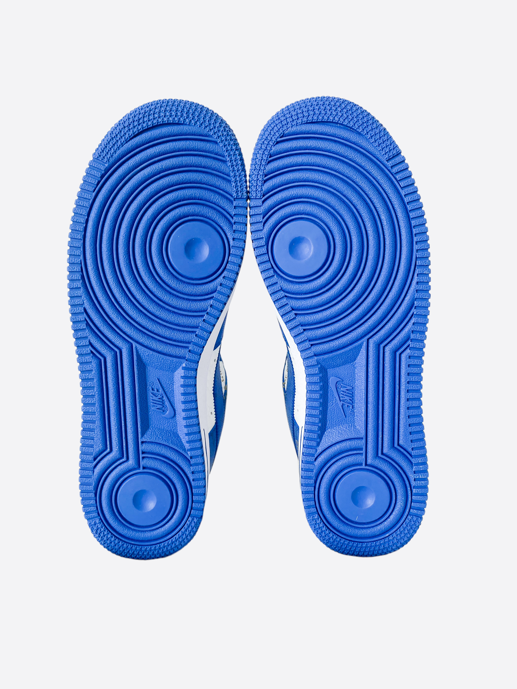 Louis Vuitton Blue Monogram Nike Air Force 1 – Savonches