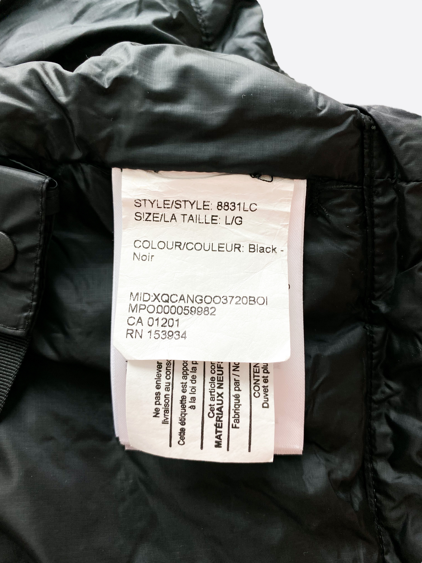 Canada Goose Black Angel Chen Serdang Women's Jacket