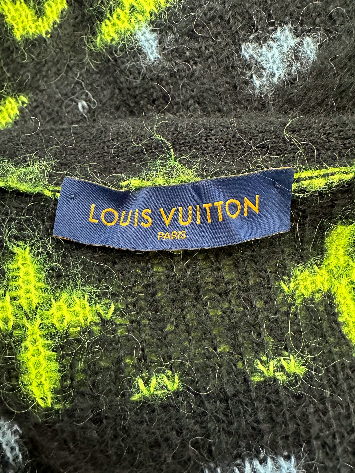 Shop Louis Vuitton MONOGRAM Louis Vuitton MONOGRAM MOHAIR CARDIGAN