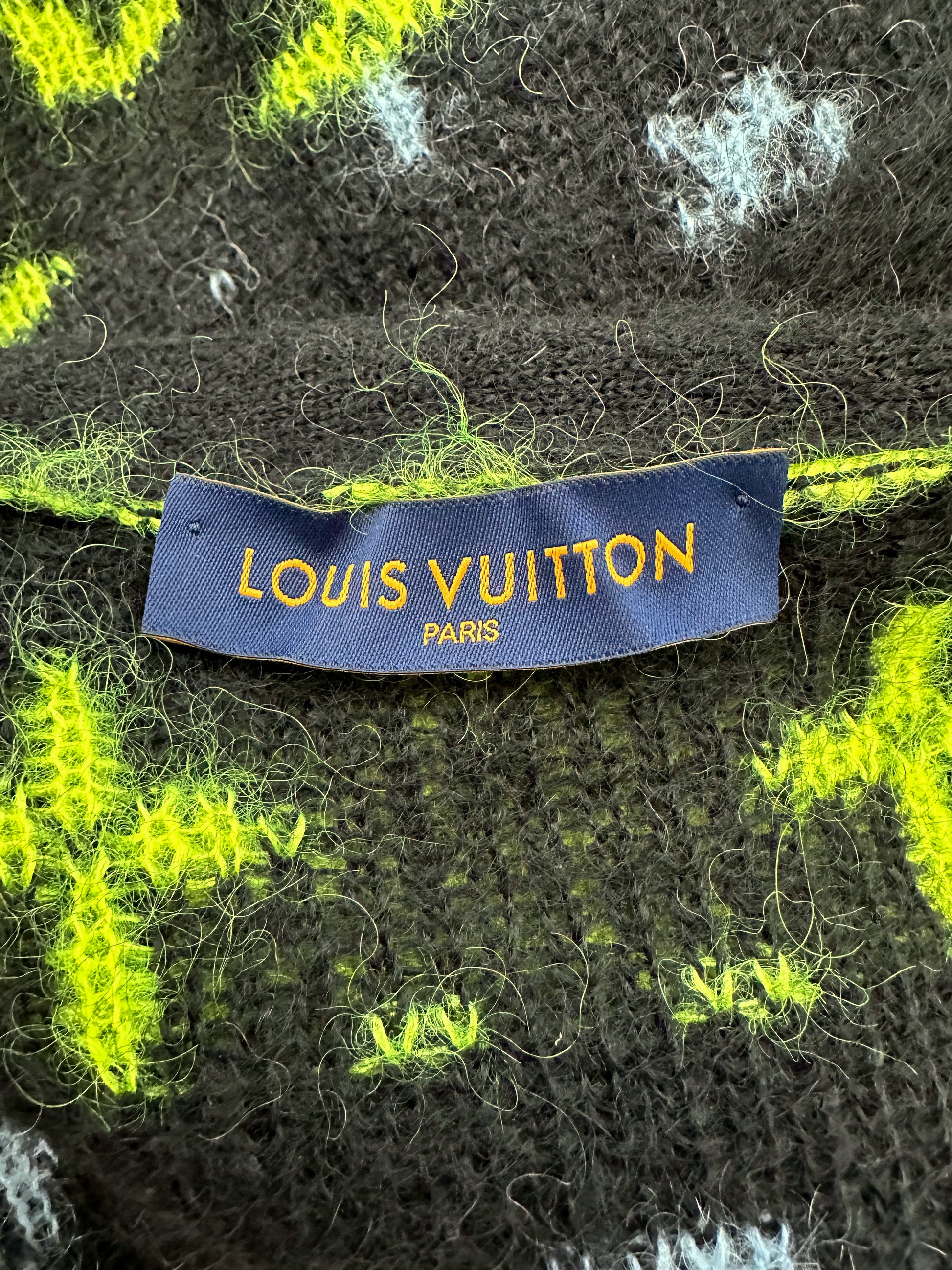LOUIS VUITTON Monogram Mohair Cardigan - clothing & accessories