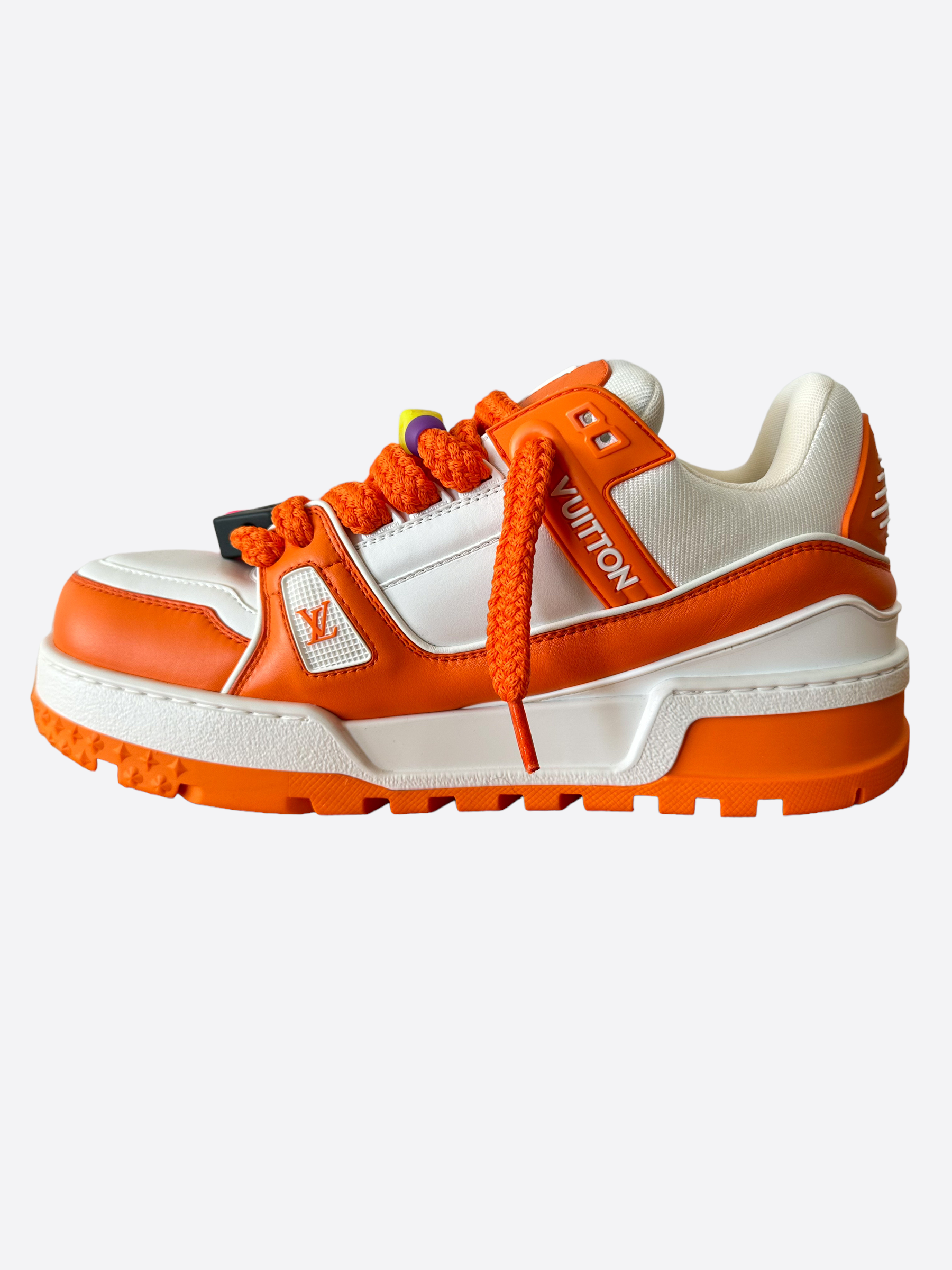 lv shoes orange