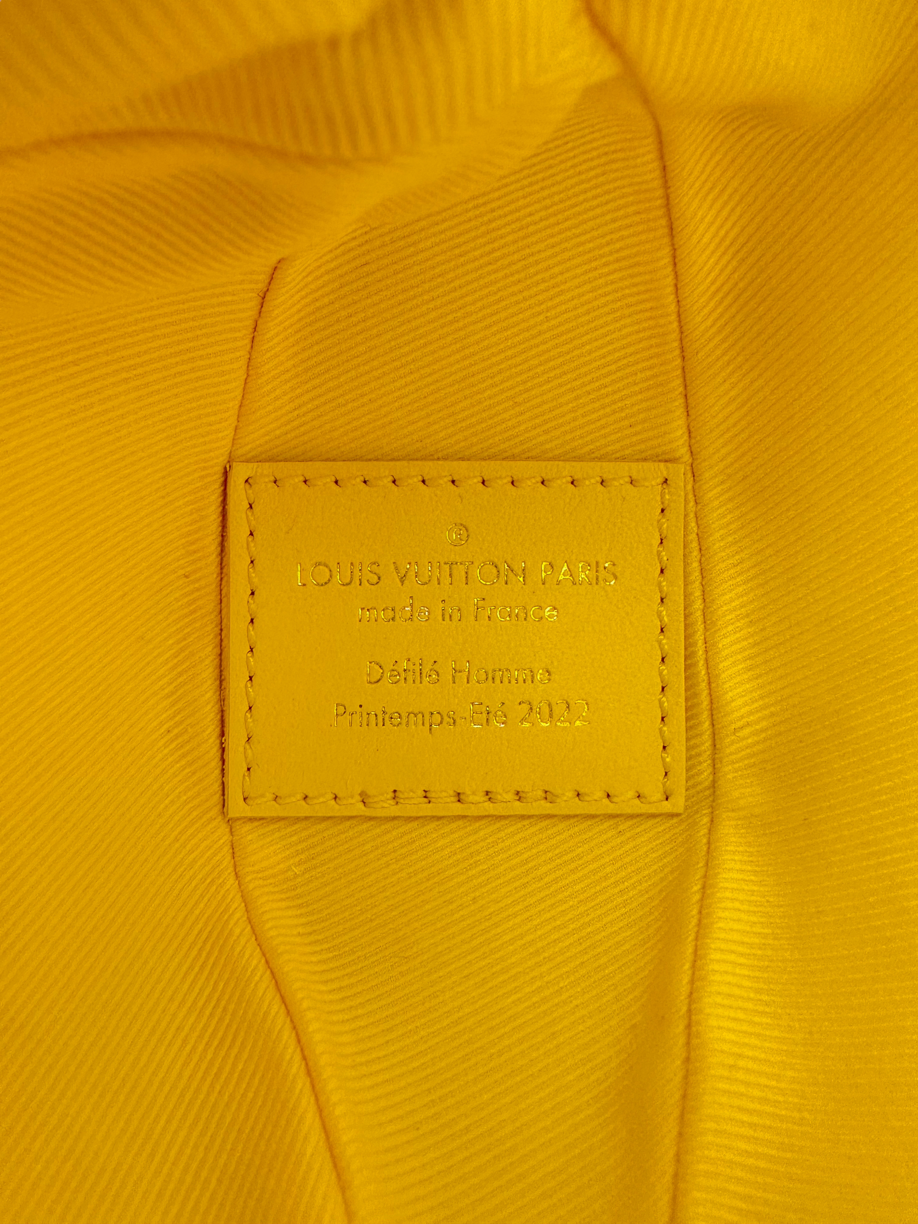Louis Vuitton Yellow Monogram Lemon Pouch