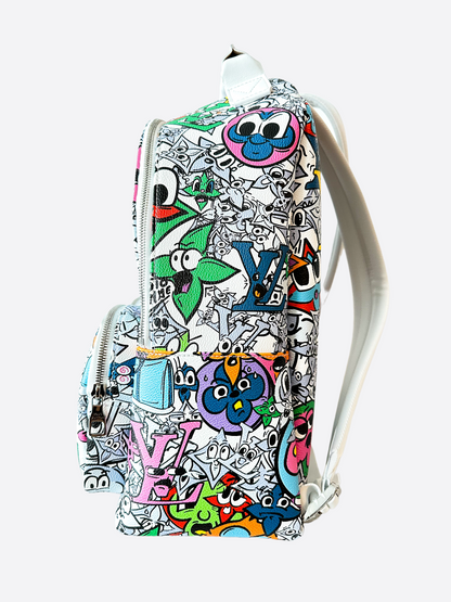 Louis Vuitton White Comic Monogram Multipocket Backpack