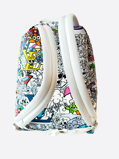 Louis Vuitton White Comic Monogram Multipocket Backpack