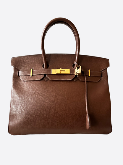 Hermès Havana Ardennes Birkin 35