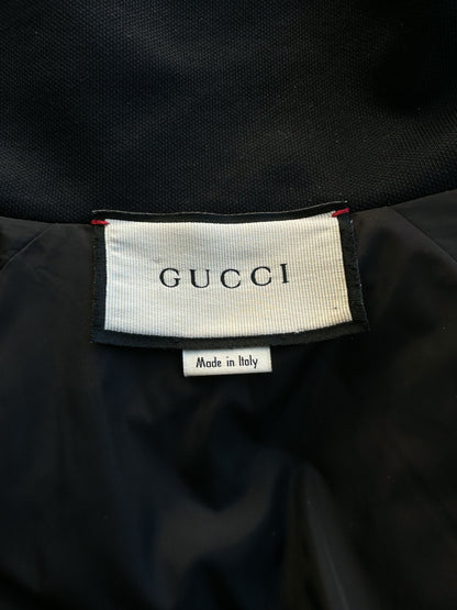 Gucci Black Monogram Striped Track Jacket