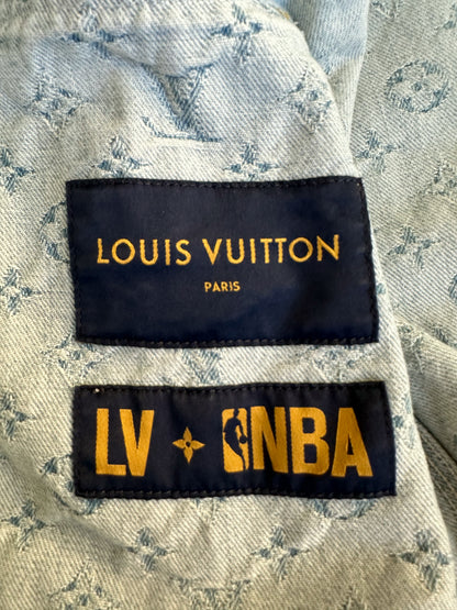 Louis Vuitton NBA Monogram Denim Zip Up Jacket