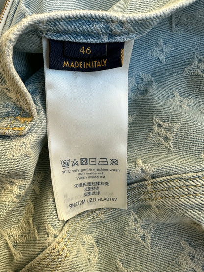 Louis Vuitton NBA Monogram Denim Zip Up Jacket