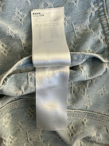 Louis Vuitton NBA Monogram Denim Zip Up Jacket