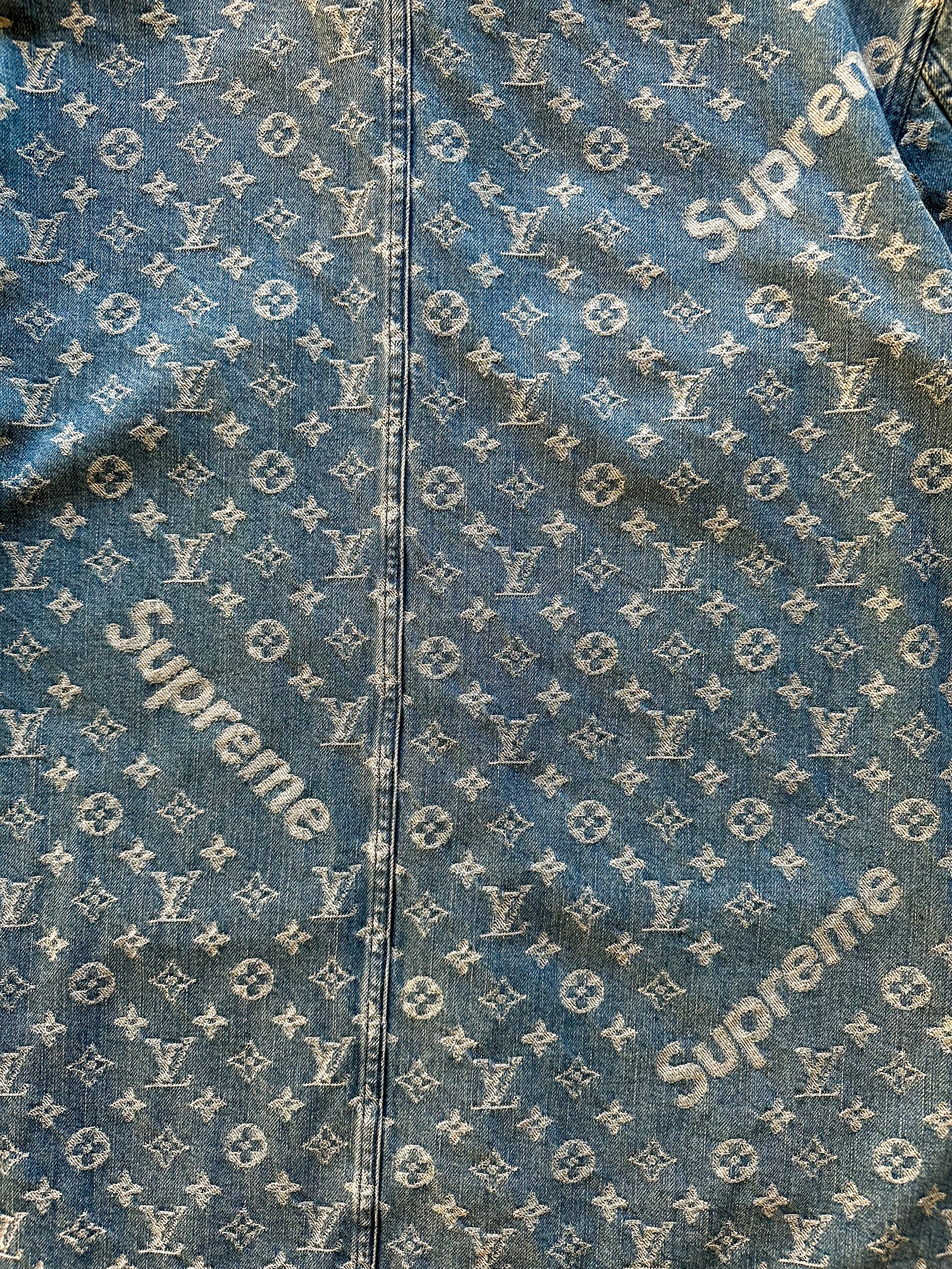 Supreme monogram denim jacket