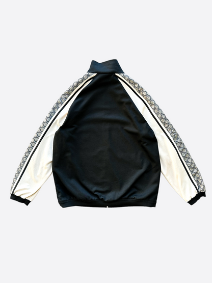 Gucci Black Monogram Striped Track Jacket