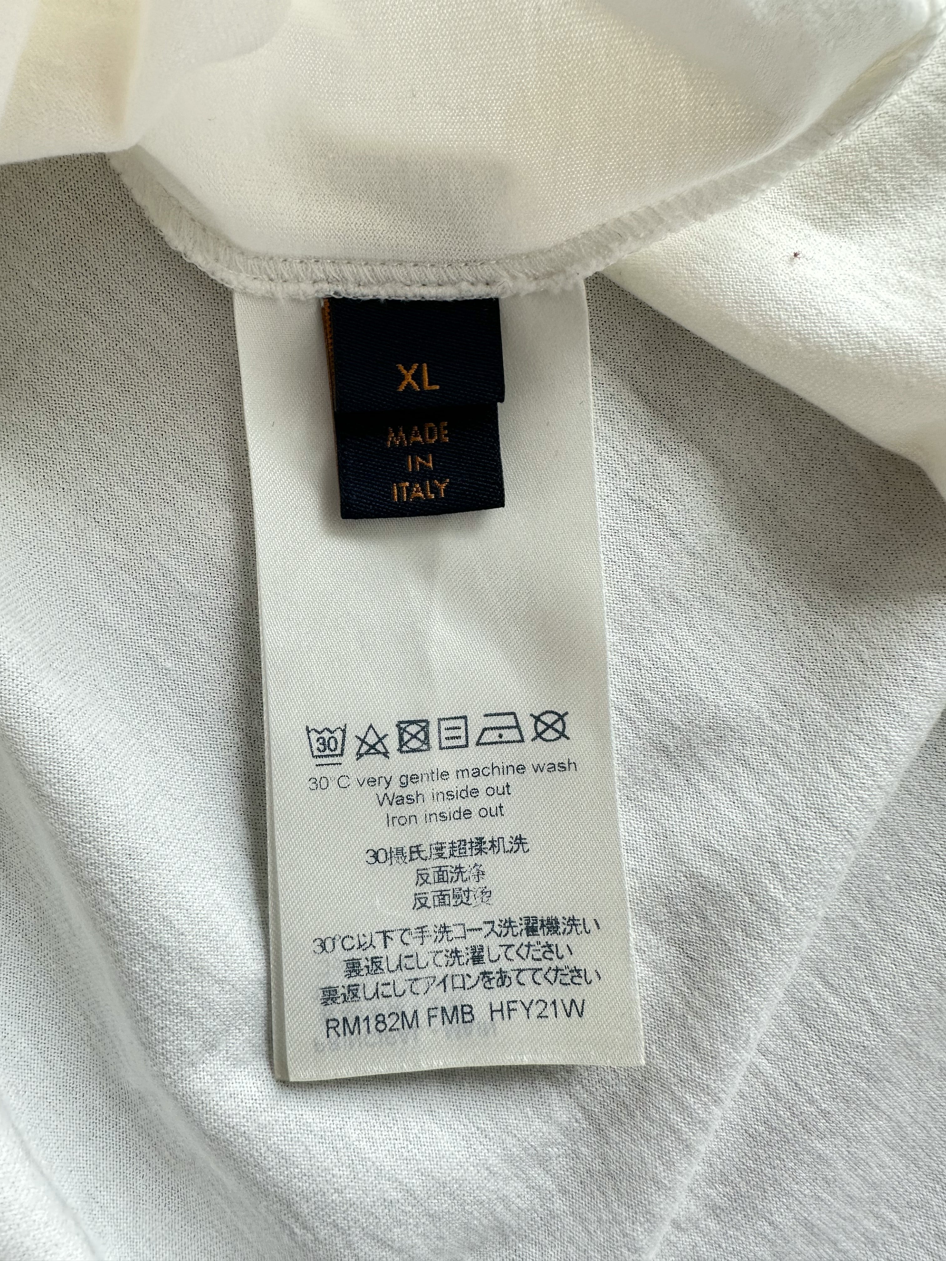 Upside down lv logo cheap pocket tee