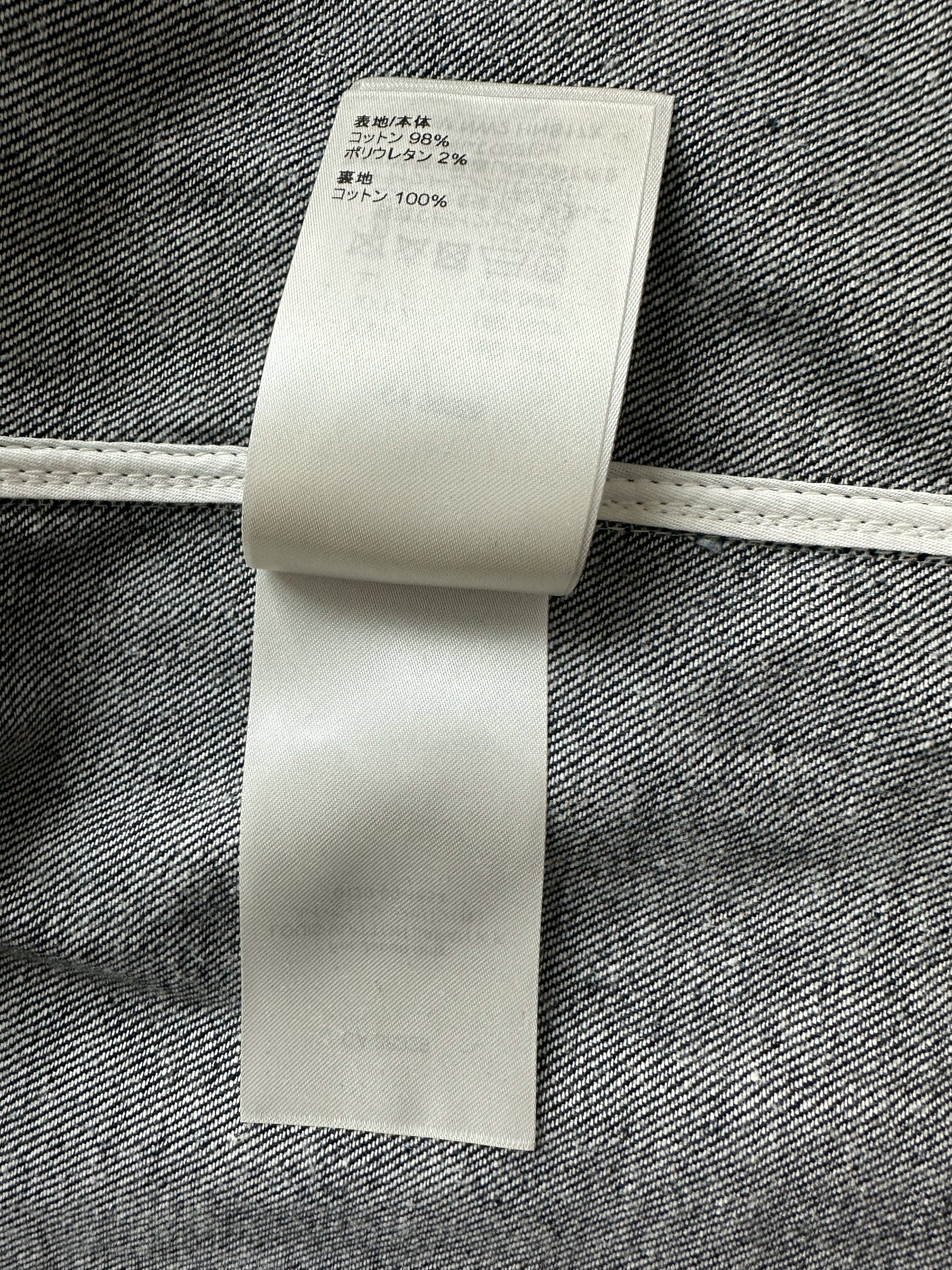 This bleached Louis Vuitton jean shirt bandana pattern shirt : r