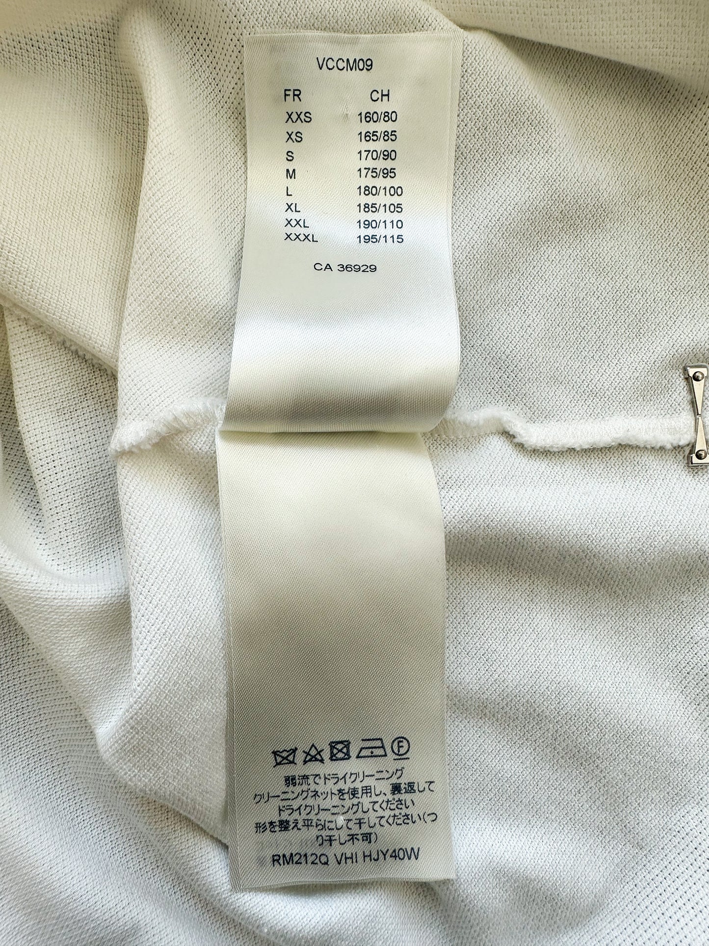 Louis Vuitton Ivory Half Damier Pattern Cotton Pocket Detail T-Shirt XL  Louis Vuitton