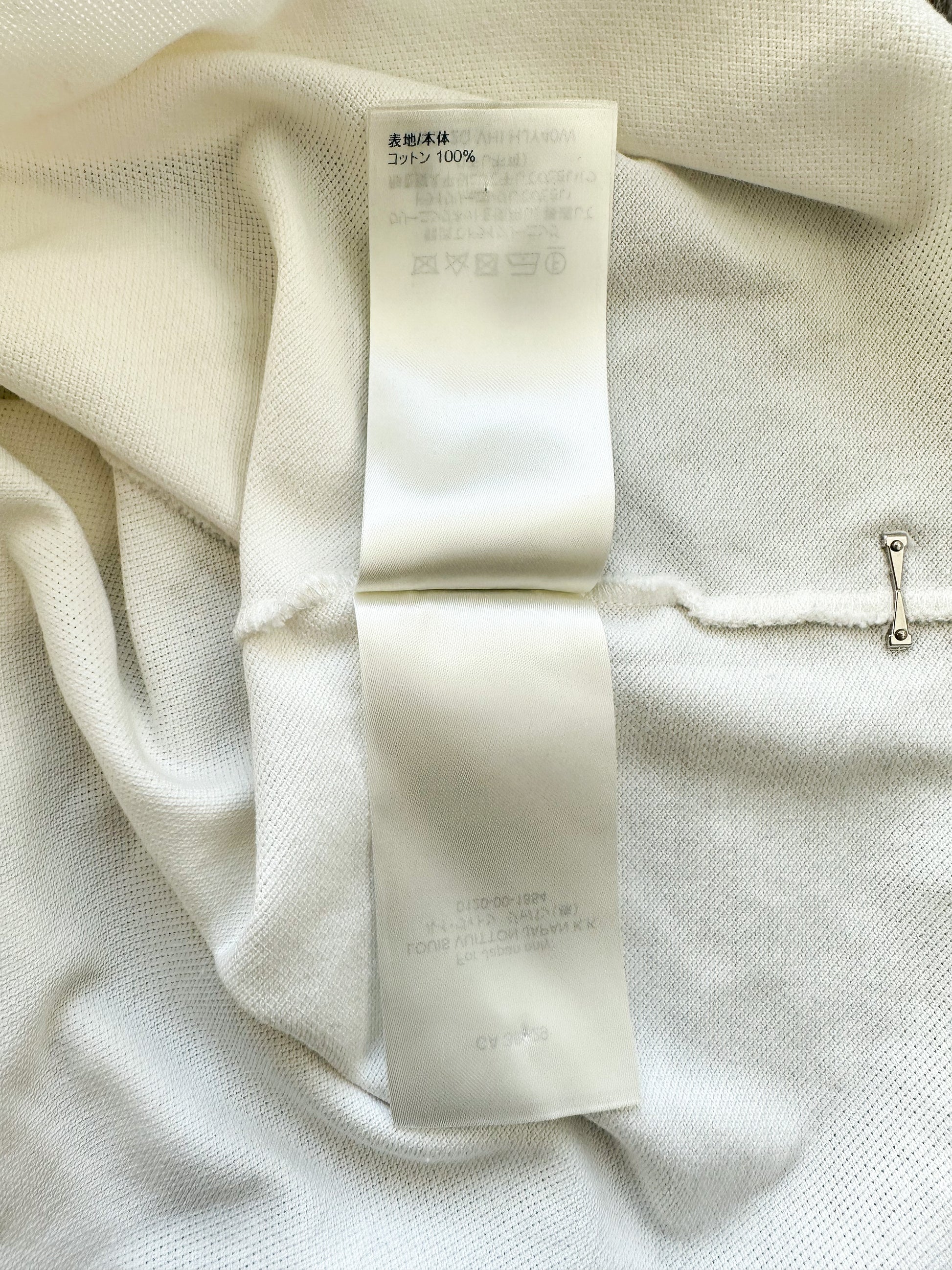 Louis Vuitton® Half Damier Pocket T-shirt Milk White. Size L0