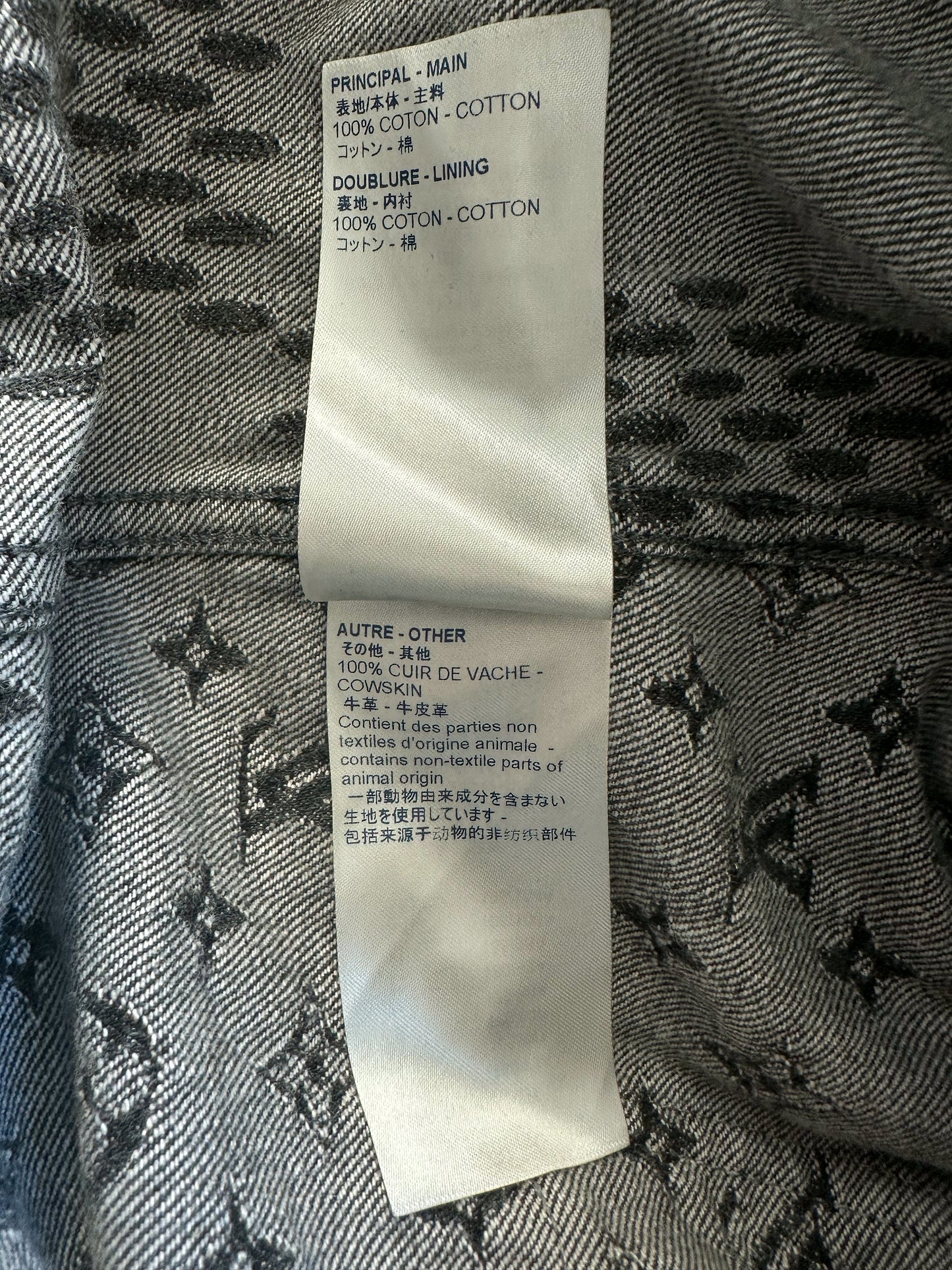 Louis Vuitton Nigo Giant Waves Monogram Denim Jacket