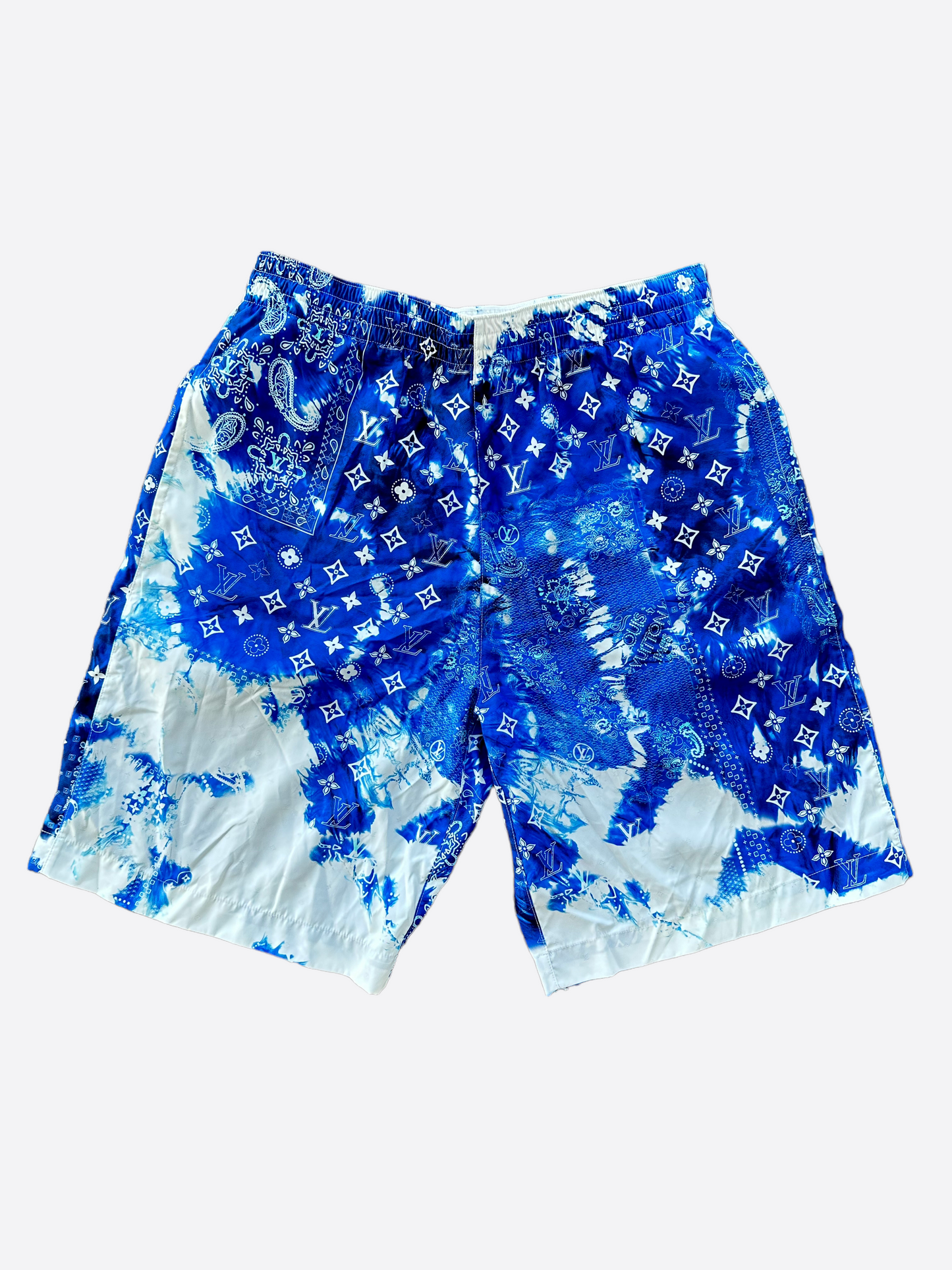 Louis Vuitton Blue Monogram Swim Shorts
