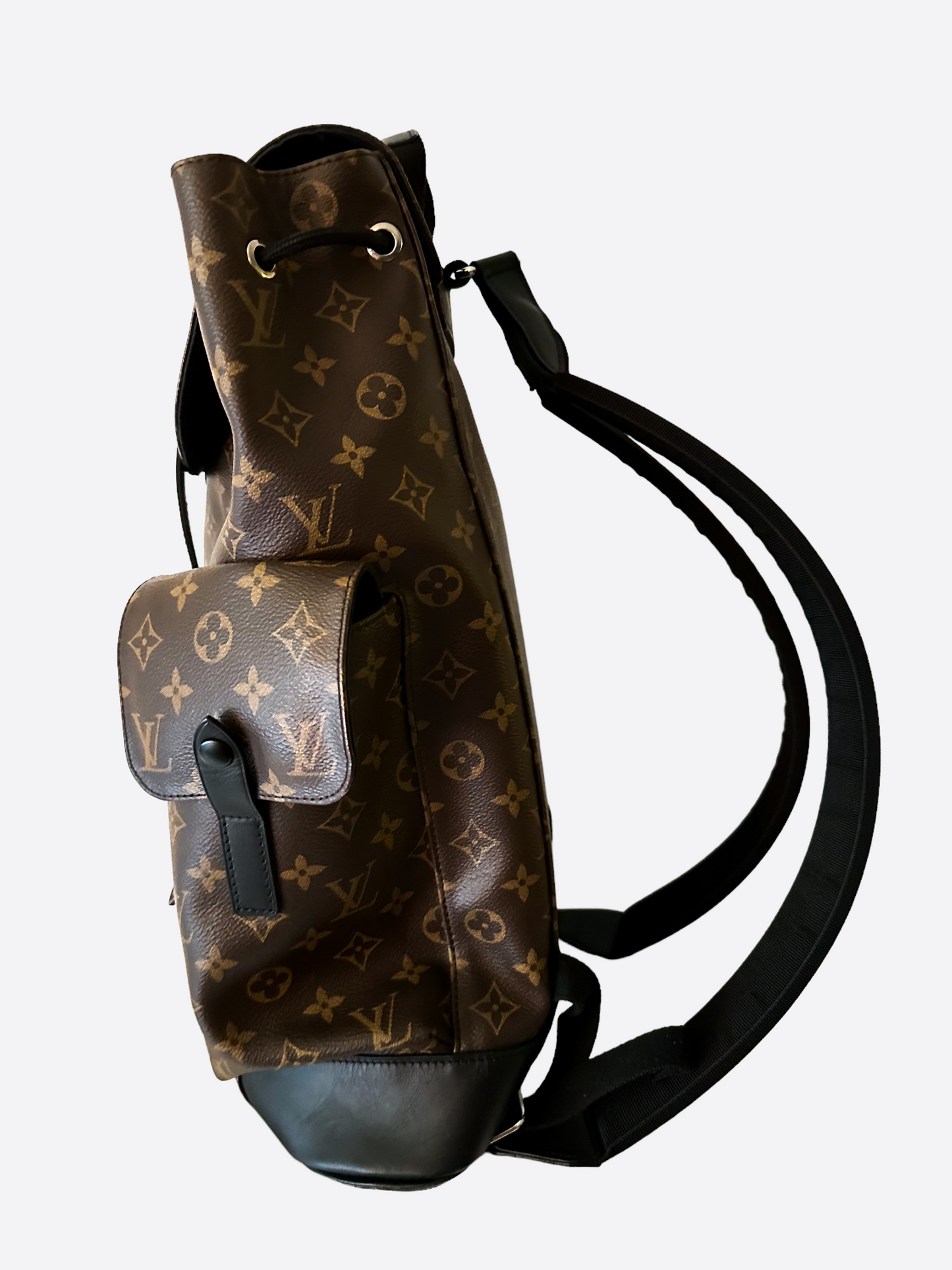 Louis Vuitton Brown Macassar Monogram Christopher Backpack