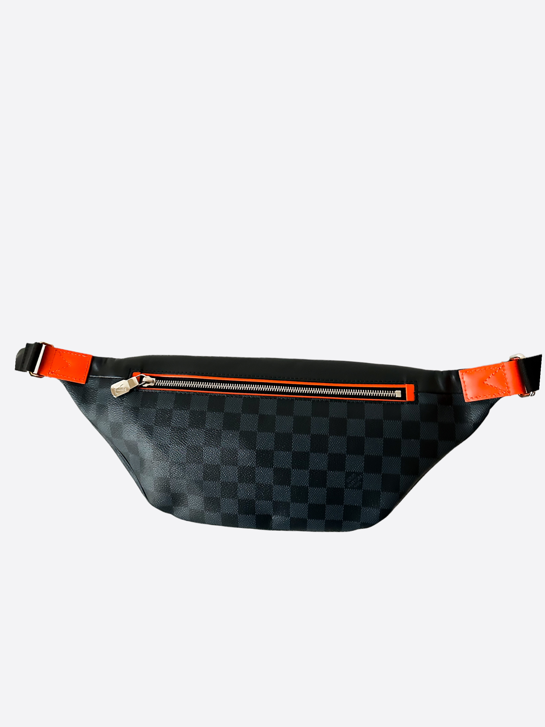 Louis Vuitton Discovery Bumbag Damier Cobalt Race Blue Orange in Coated  Canvas/Leather with SIlver-tone - US