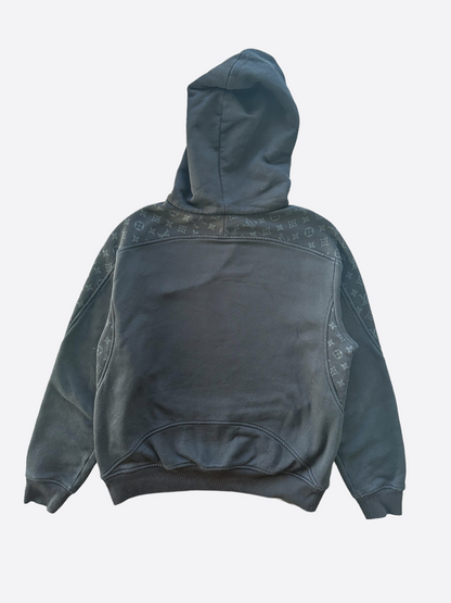 Louis Vuitton Black Monogram Circle Cut Hoodie