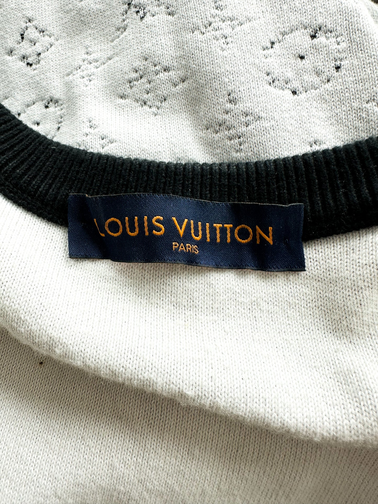 Louis Vuitton Black Gradient Monogram Sweater