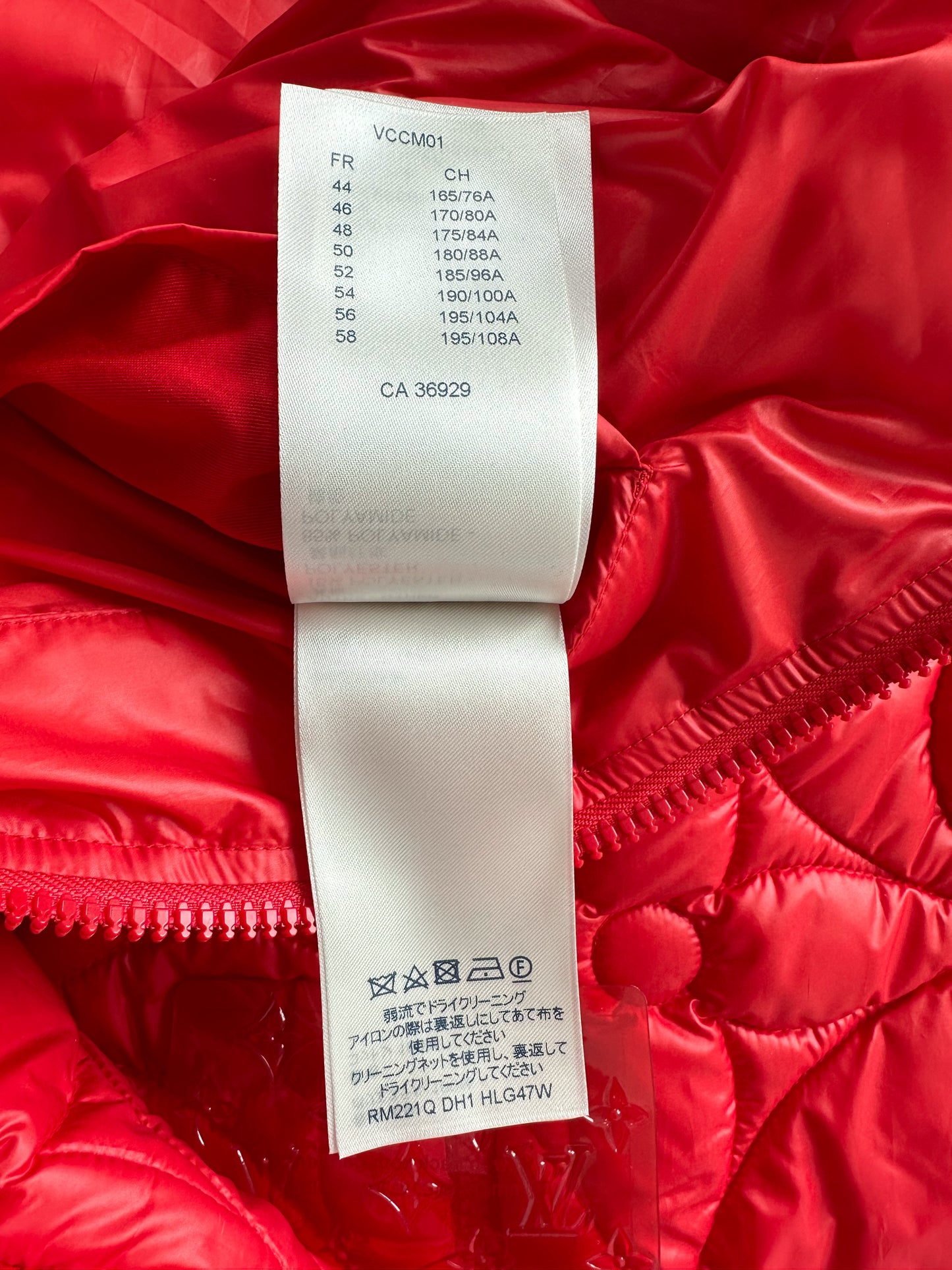 Louis Vuitton Red Flower Monogram Puffer Vest – Savonches