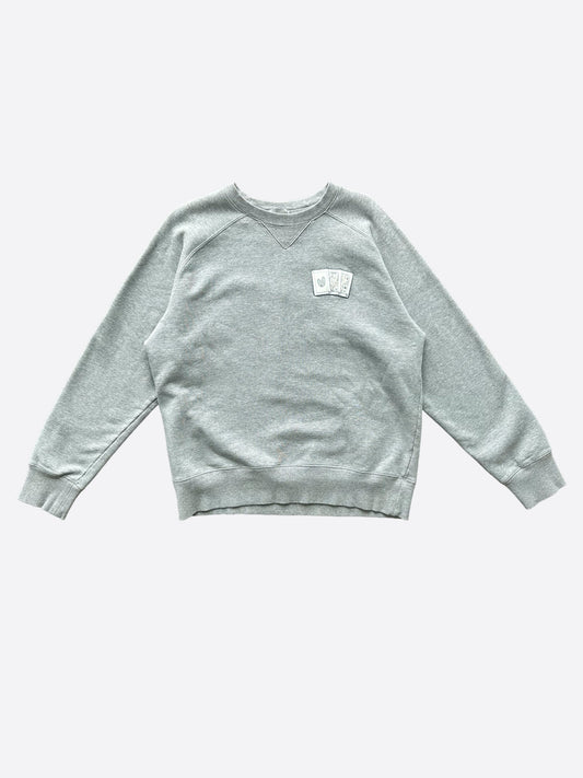 Dior Kenny Scharf Grey Cards Sweater