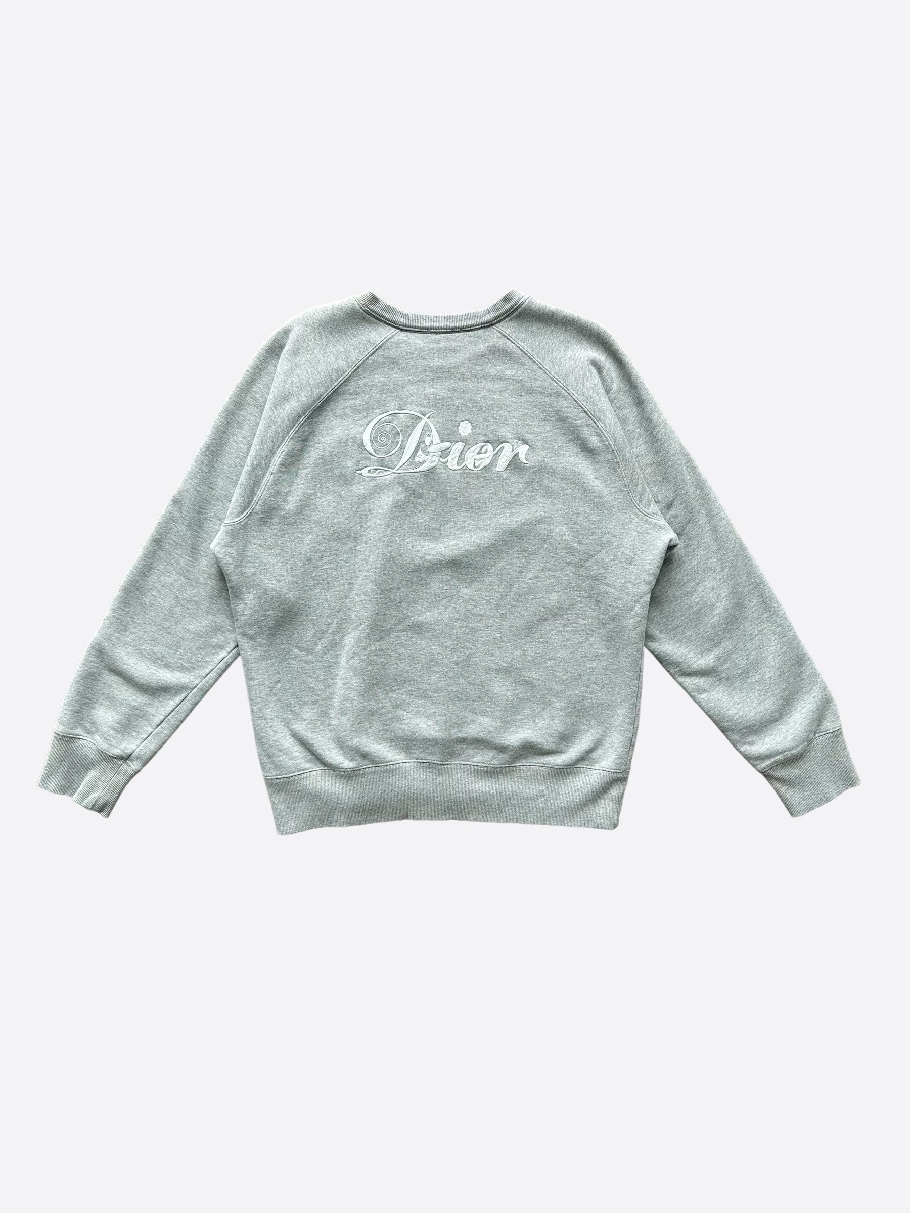Dior Kenny Scharf Grey Cards Sweater