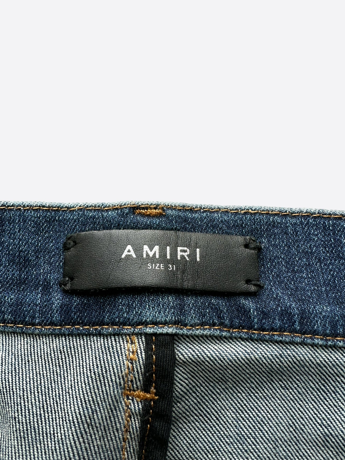 Amiri Blue Stack Skinny Denim