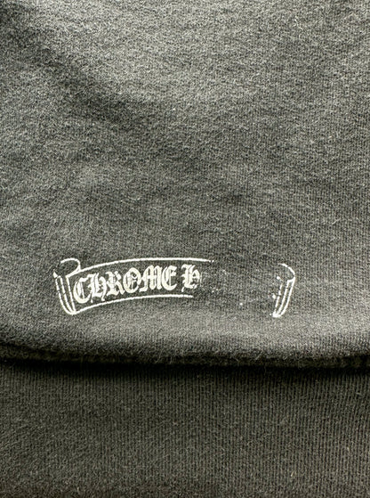 Chrome Hearts Vertical logo Zip Up Hoodie