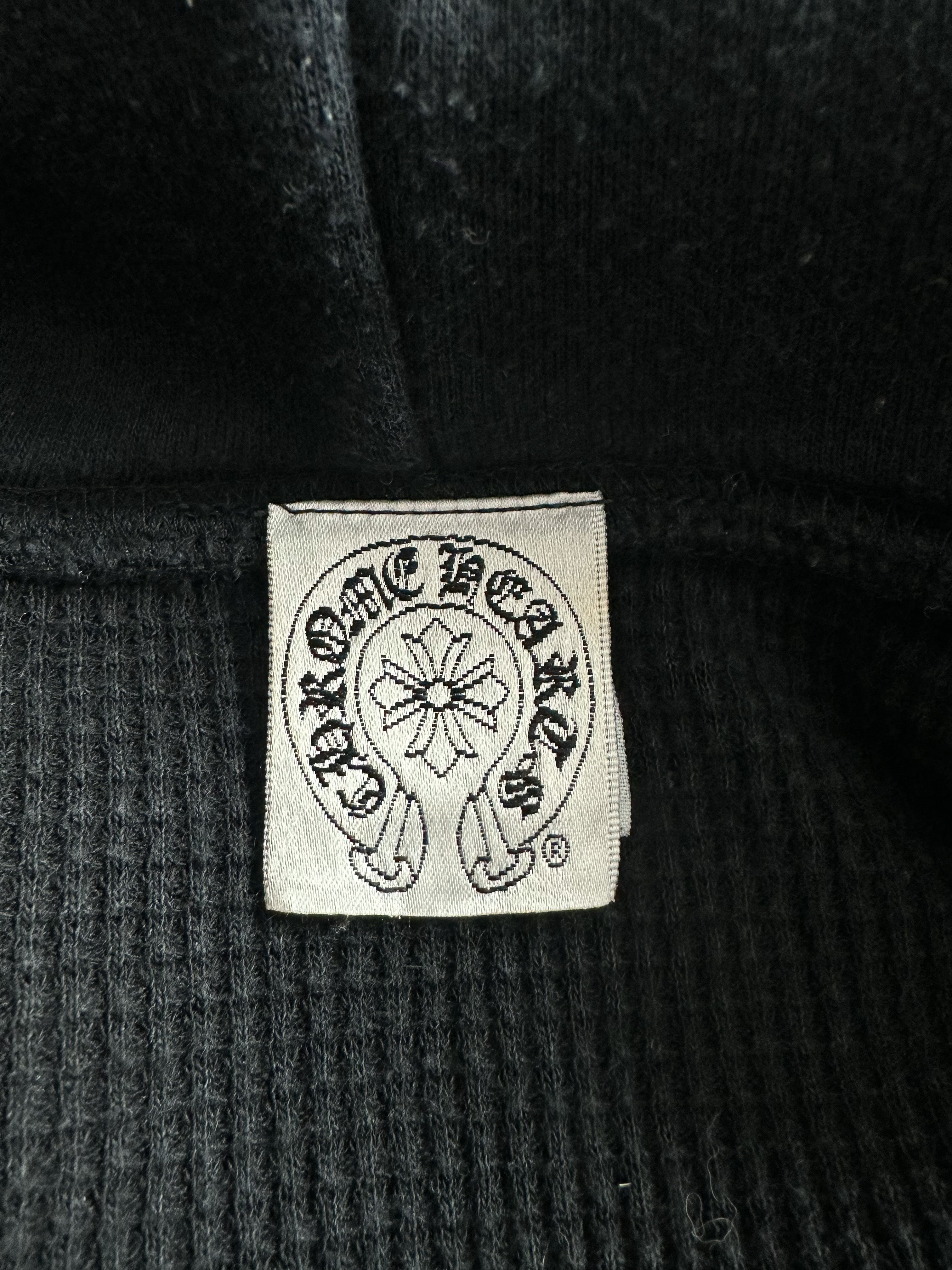 Chrome Hearts Thermal Lined Horseshoe Zip Up Hoodie