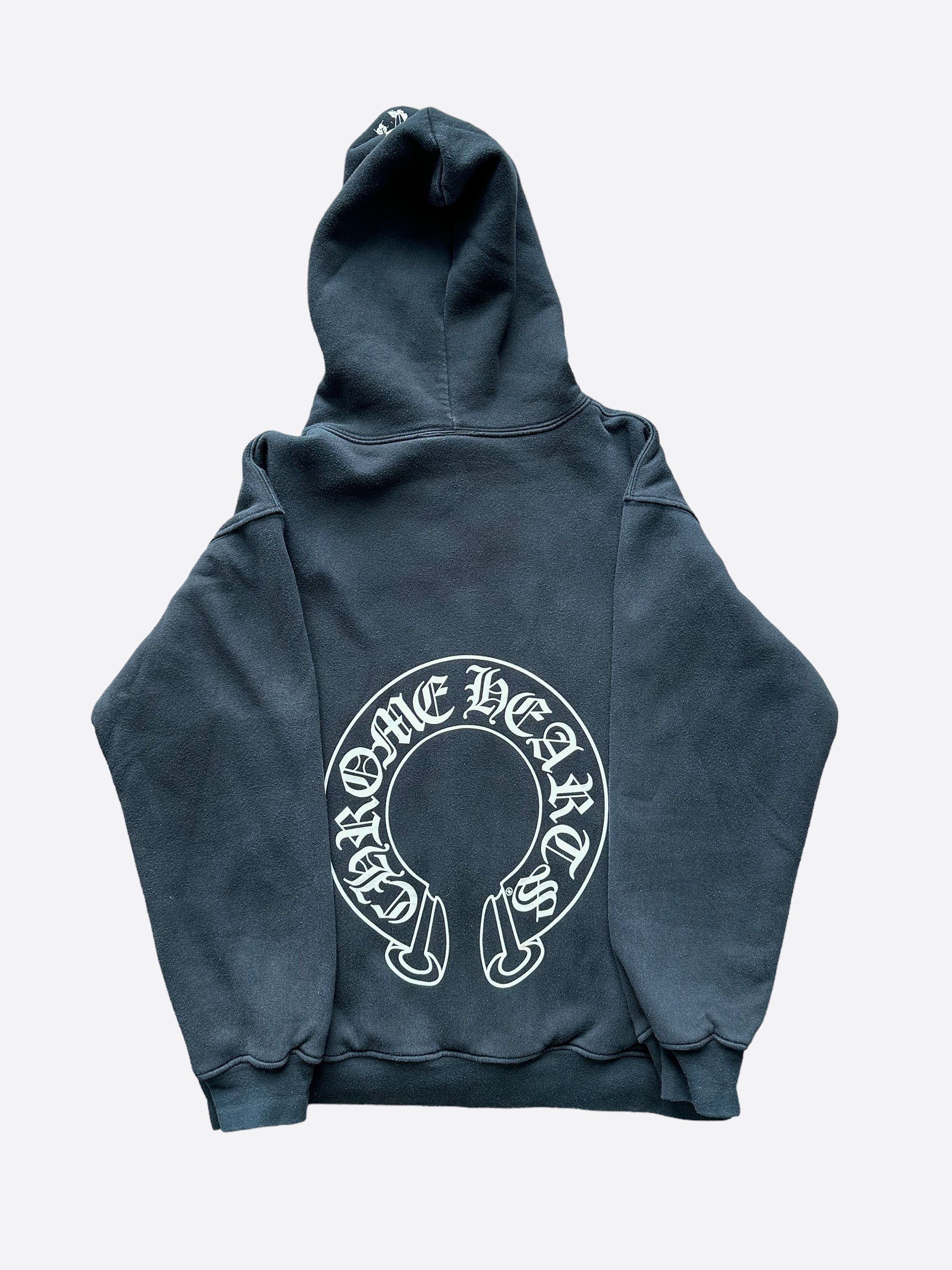 Chrome Hearts Thermal Lined Horseshoe Zip Up Hoodie