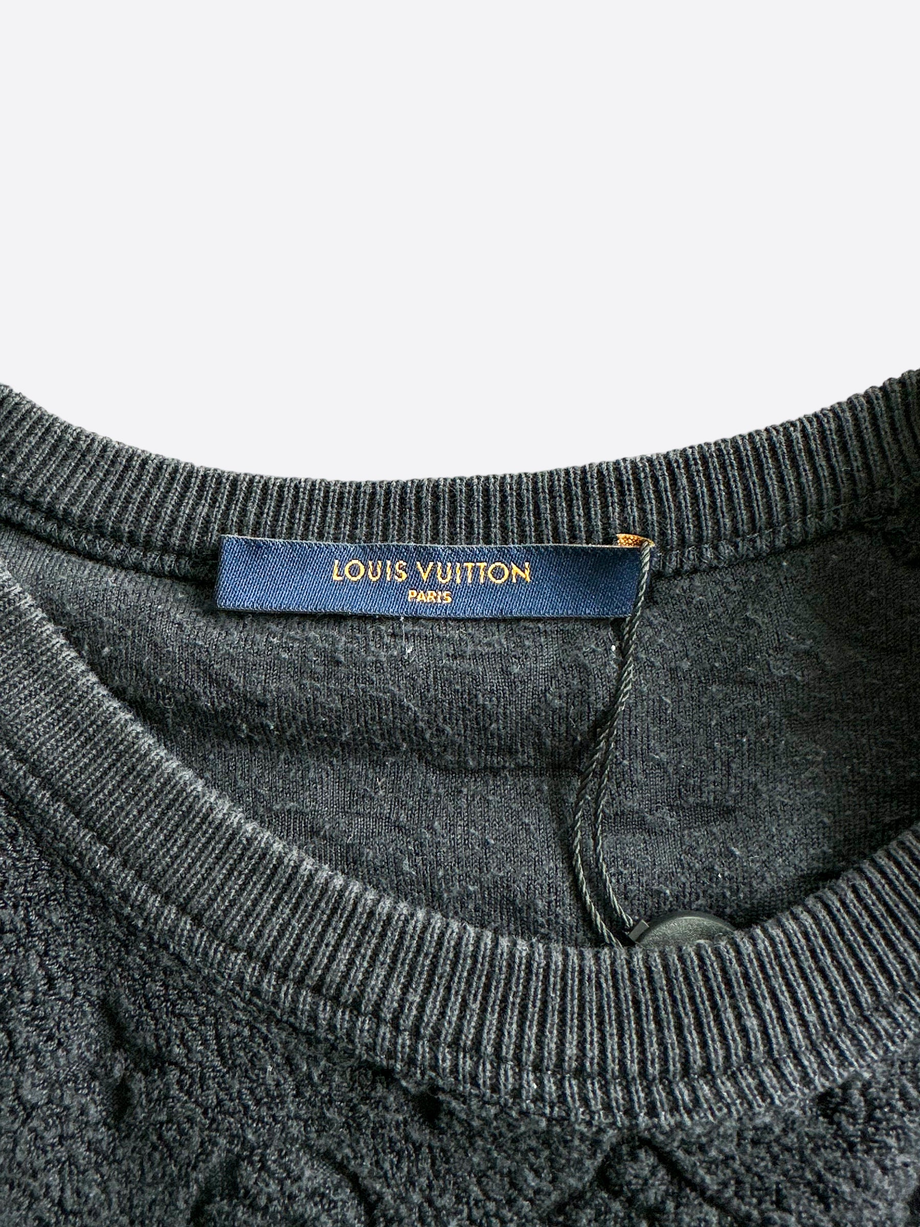 Louis Vuitton Grey Monogram Hook & Loop Tee